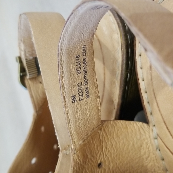 Born Galoa Slingback Size 9M Natural Color - Picture 14 of 14